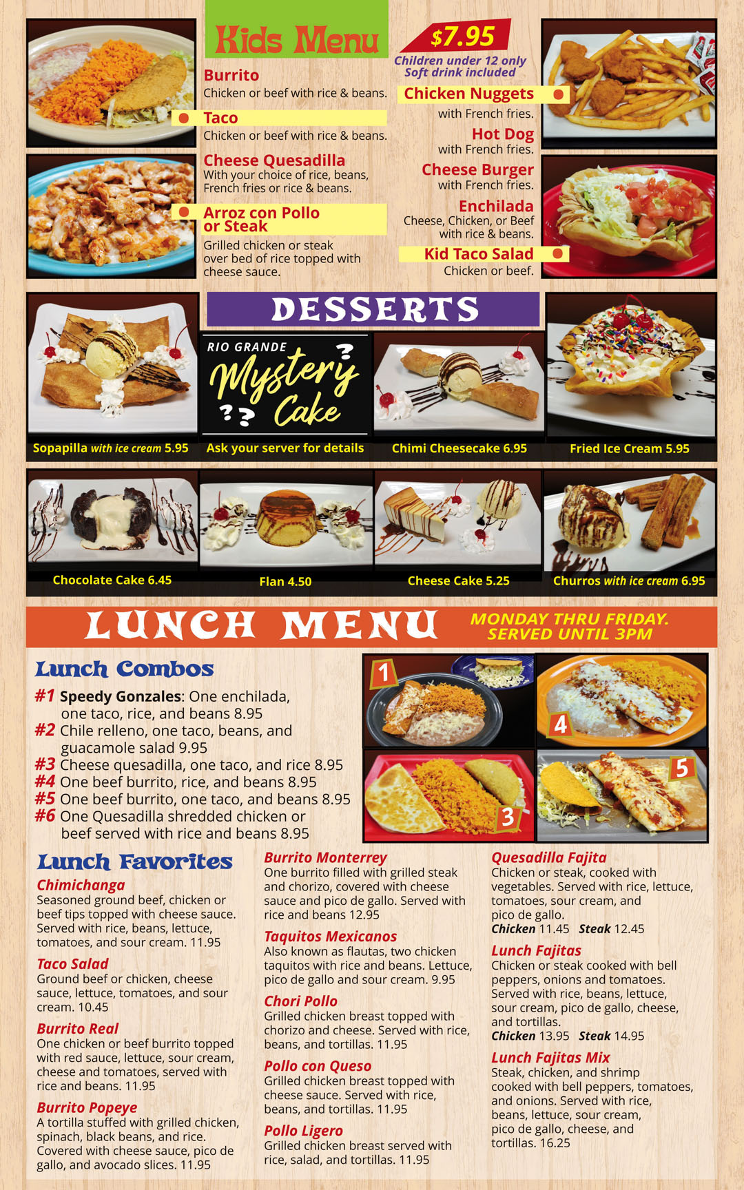 Rio Grande MX Cocina-menu page 10